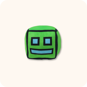 Green Geometry Dash Plush
