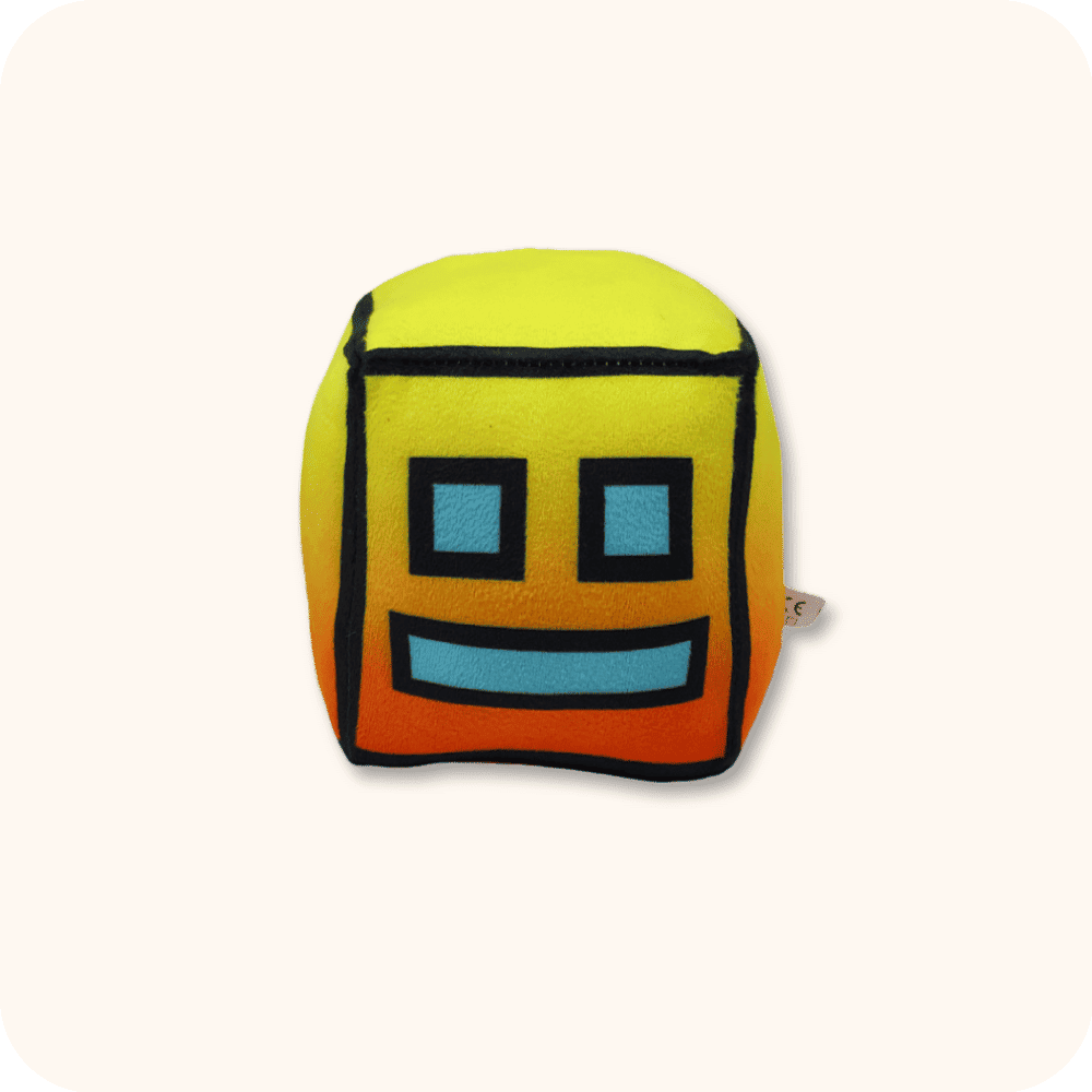Orange Geometry Dash Plush Orange Geometry Dash Plush