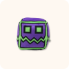 Purple Grinning Face Geometry Dash Plush