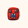 Red Four Teeth Geometry Dash Plush
