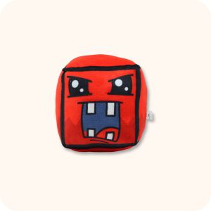 Red Four Teeth Geometry Dash Plush