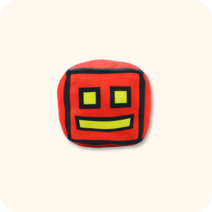 Red Geometry Dash Plush