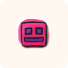 Rose Pink Geometry Dash Plush