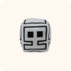 White Skull Geometry Dash Plush