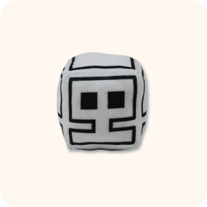 White Skull Geometry Dash Plush