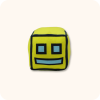 Yellow Geometry Dash Plush