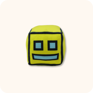 Yellow Geometry Dash Plush