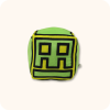 Yellow Green Skull Geometry Dash Plush